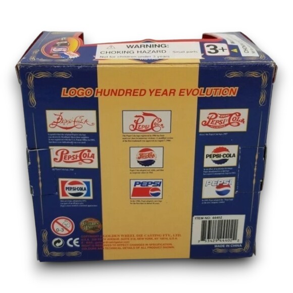 Pepsi Cola Die Cast Pedal Plane Metal Replica White Plane Collector Card - Picture 5 of 10